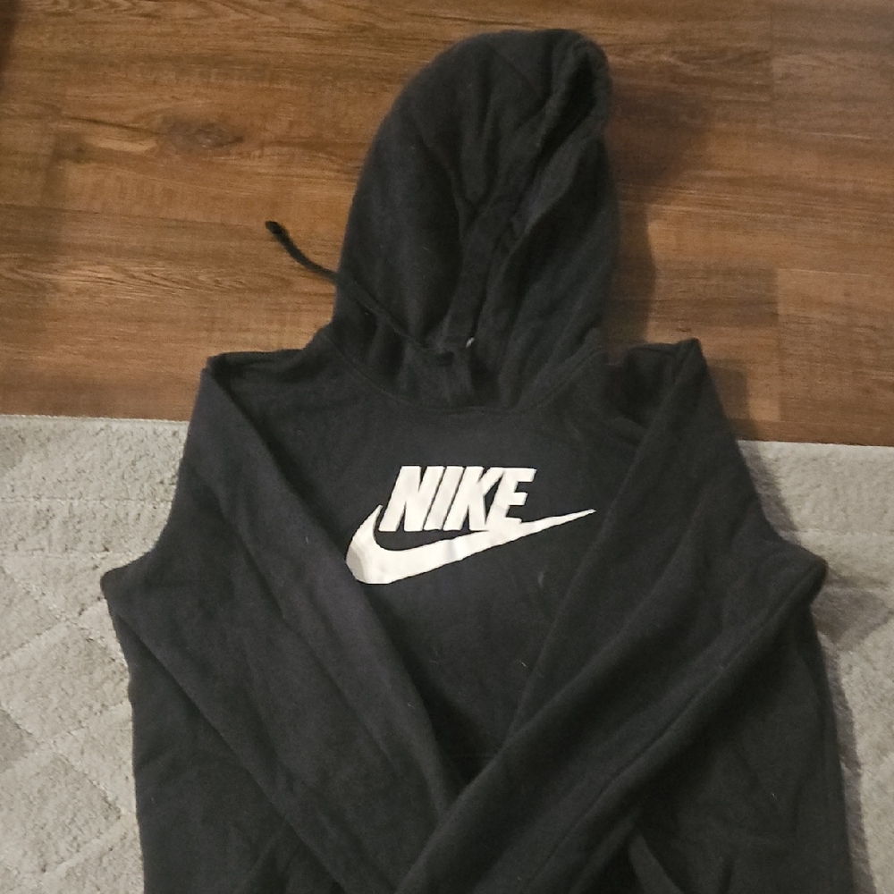 Nike Black Pullover with White Logo